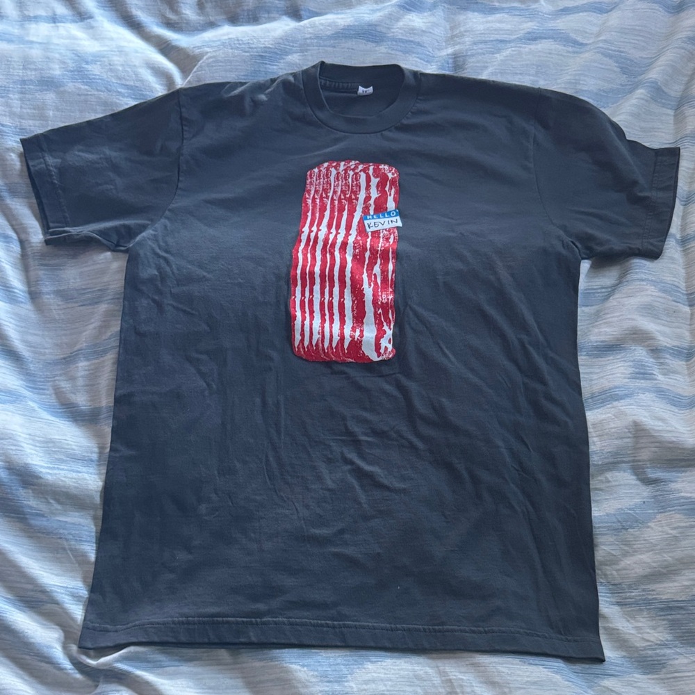 Men's Gray Kevin Bacon Graphic T-Shirt